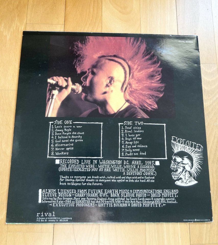 The Exploited / Live At The Whitehouse - Vinyl LP Schallplatte in Bietigheim-Bissingen