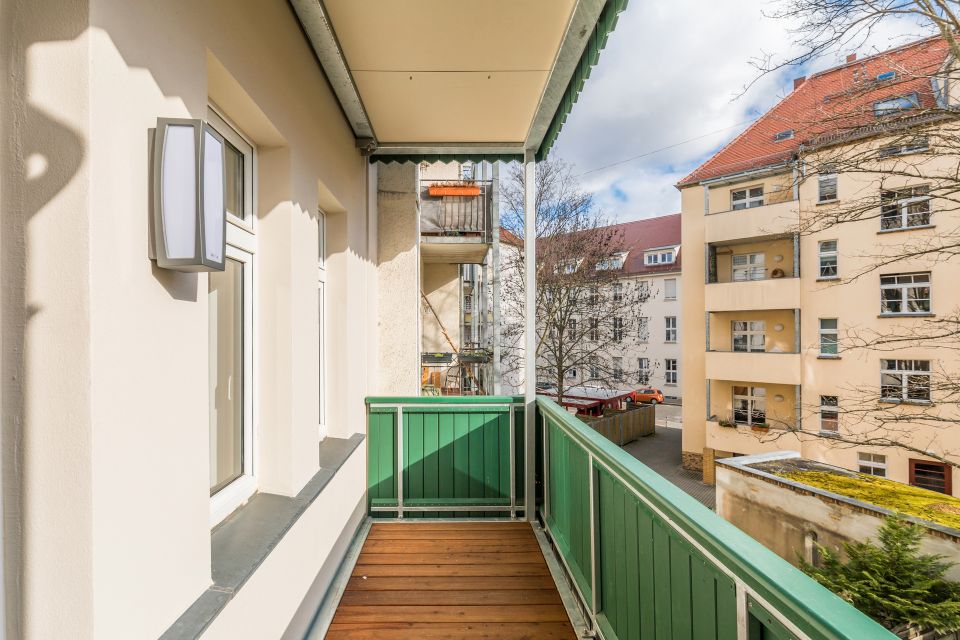Elegante 2-Zimmer-Wohnung mit Balkon in Leipzig