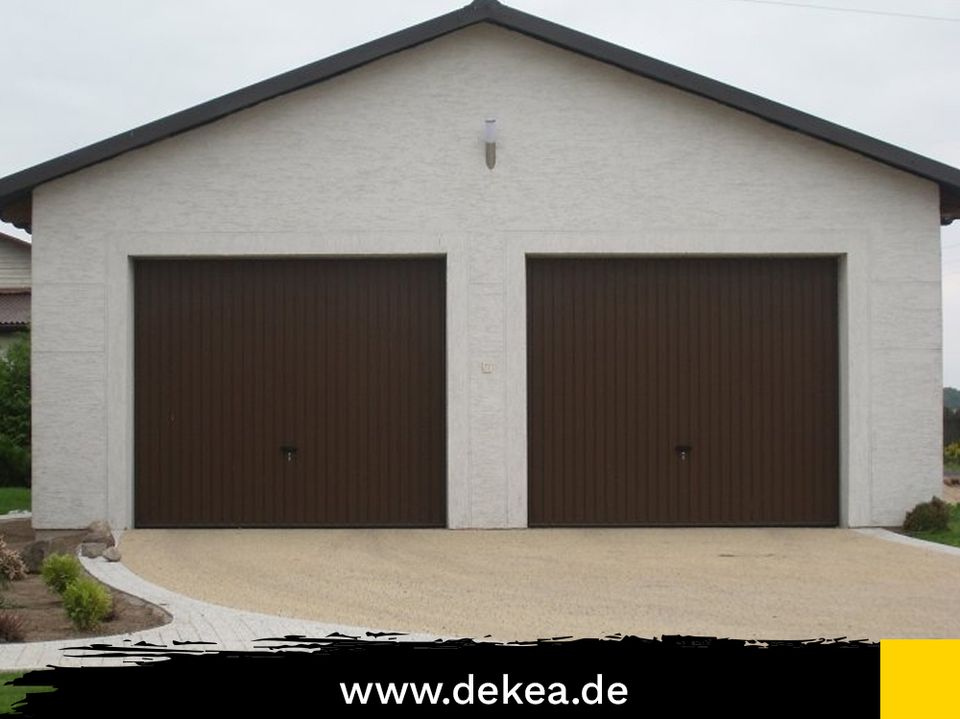 Kipptor 220x200 cm Schwingtor GARAGENTOR KONFIGURATOR Stahl Tür Tor nach Maß Schwingtore für Carport DDR Garage Hoftor Fügeltor aus Polen optional Automatisches Tore in Dresden