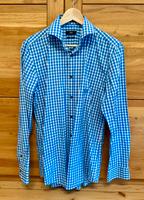Hugo Boss Hemd Slim Fit blau-/dunkelblau kariert Gr. 40 Nordrhein-Westfalen - Niederkassel Vorschau