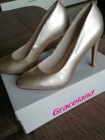 Damenschuhe /High Heels Gold NEU Gr. 40 Nordrhein-Westfalen - Bottrop Vorschau