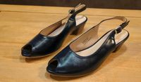 Andrea Conti Gr. 38 Pumps Peeptoe Slingback dunkelblau Bayern - Schwanstetten Vorschau