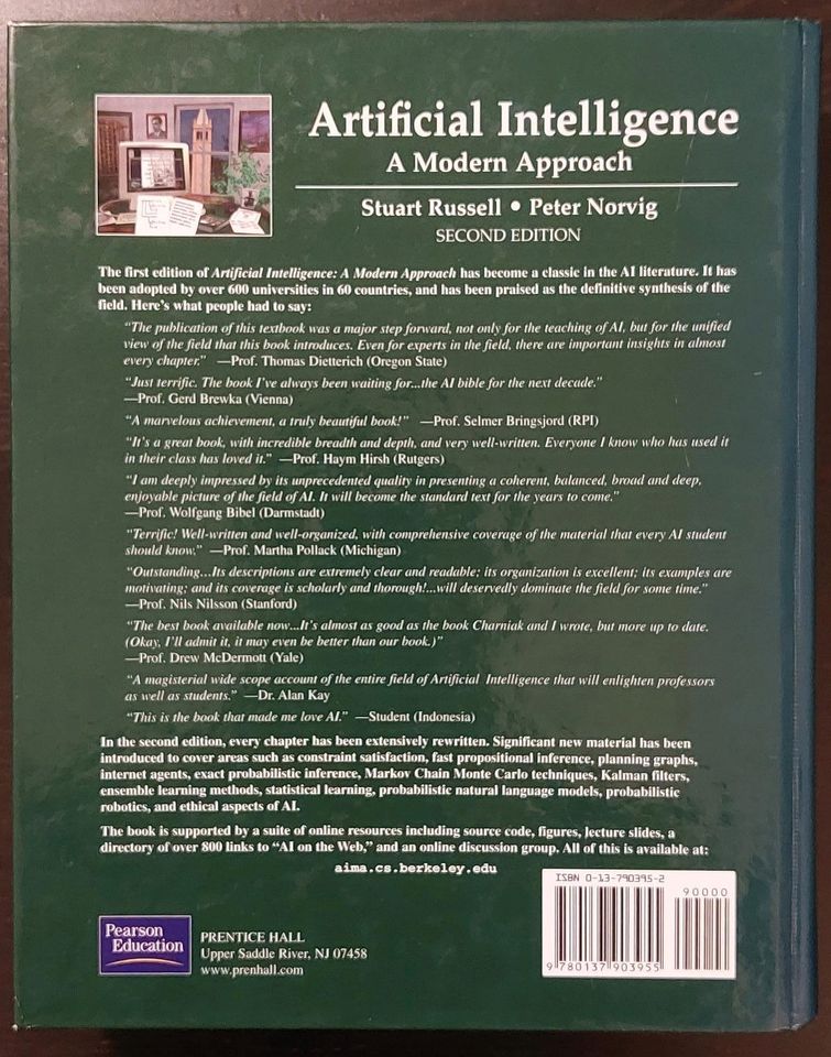 Artificial Intelligence - A Modern Approach. Second Edition. in Renningen