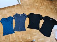 H&M Basic Shirts Rundhals XS blau schwarz Baden-Württemberg - Straubenhardt Vorschau
