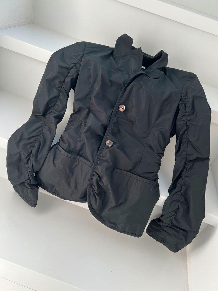 NEU René Lezard ❤ Blazer tailliert 34 schwarz Cupro Designer in Friedrichshafen