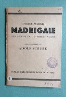 Dreistimmige Madrigale aus dem 16. u. 17. Jahrhundert Baden-Württemberg - Burladingen Vorschau