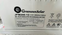 GreensunSolar Gel Akku Speicher Photovoltaik 12V200AH Batterie Niedersachsen - Salzgitter Vorschau