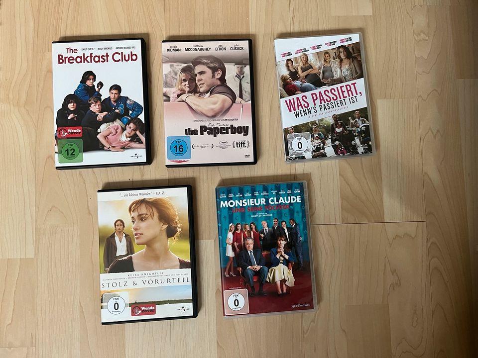 5 verschiedene DVDs in Ennepetal