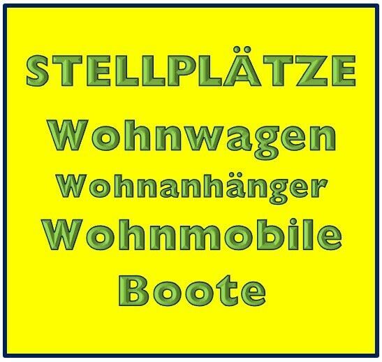 Stellplätze für Wohnwagen, Anhänger, Wohnmobil, Boot in Stollberg