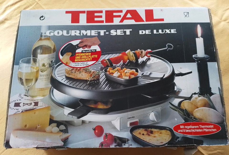 Tefal Gourmet-Set de Luxe, Raclette, Grill, Warmhalteplatte in Greifswald