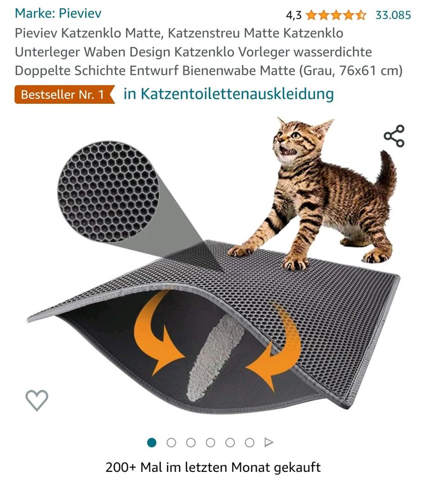 Katzenklo Schmutzauffangmatte Vorleger Teppich in Nordrhein-Westfalen -  Hürtgenwald | eBay Kleinanzeigen ist jetzt Kleinanzeigen