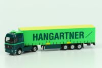 Modellbahn TT Herpa 065818 1/120 MB Actros Sattelzug "Hangartner" Sachsen - Grimma Vorschau