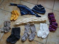 Selbstgestrickte Socken Schal Mütze Niedersachsen - Leese Vorschau