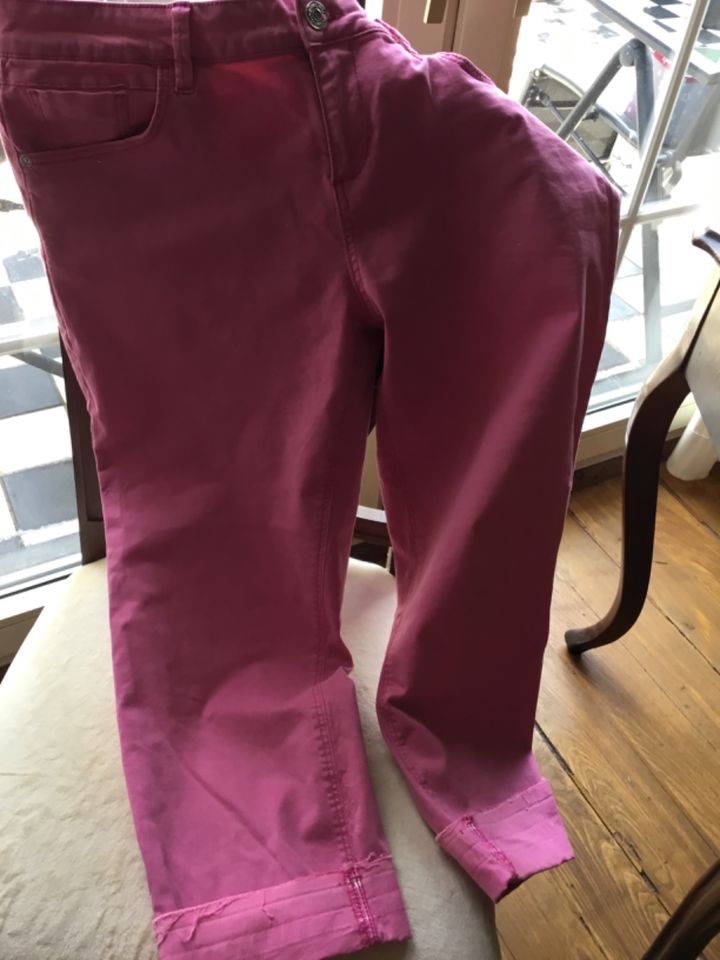 Damen 7/8 Hose Tom Tailor Größte 42 Pink-Rose in Emsdetten