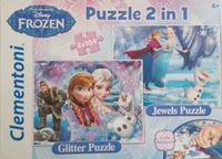 Disney Frozen Puzzle 2 in 1   2 x 104 Teile Baden-Württemberg - Freiburg im Breisgau Vorschau