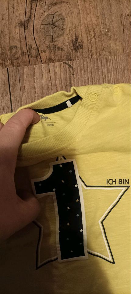 Ich bin 1 Shirt wie neu Gelb gr 86 in Nordkirchen