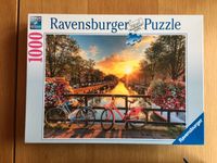Ravensburger 1000 Teile Puzzle Amsterdam Fahrrad Motiv Baden-Württemberg - Edingen-Neckarhausen Vorschau