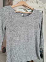 Bluse Shirt 3/4 grau meliert Perlen S 36 Pimkie Baden-Württemberg - Heubach Vorschau