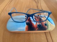 Kinder Brille blau, super erhalten, hochwertig mit Etui Brandenburg - Teltow Vorschau