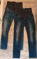 2 Umstands-Jeans Bonprix destroyed Look Gr. 38 Sachsen-Anhalt - Weißenfels Vorschau