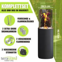 Echtfeuer-Dekokamin Bio-Ethanol Standkamin für Indoor & Outdoor Nordrhein-Westfalen - Bedburg-Hau Vorschau