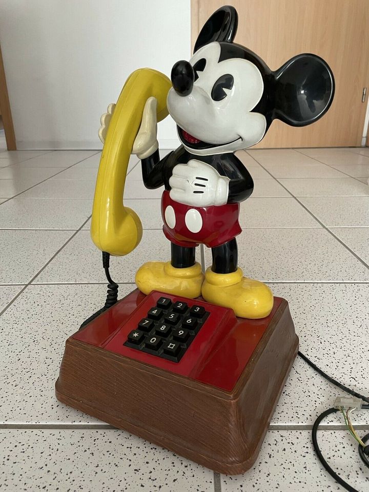 Mickey Maus Telefon / top Zustand / Sammlerstück in Ettlingen