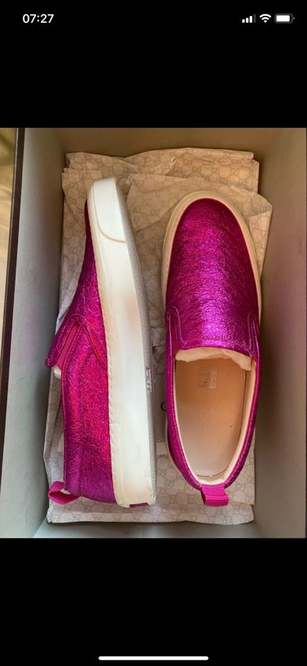 Gucci Slip On metallic pink in Leipzig