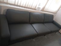 Dick Leder 3er Sofa, Anthrazit. Rheinland-Pfalz - Dommershausen Vorschau