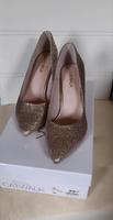 Verkaufe Schuhe High Heels neu Gr. 37 in gold Sachsen - Oelsnitz/Erzgeb. Vorschau