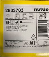 Textar Bremsbelag (2533703) Hyundai Kia Frankfurt am Main - Oberrad Vorschau