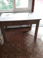 alter Holztisch zu verschenken Sachsen-Anhalt - Mansfeld Vorschau