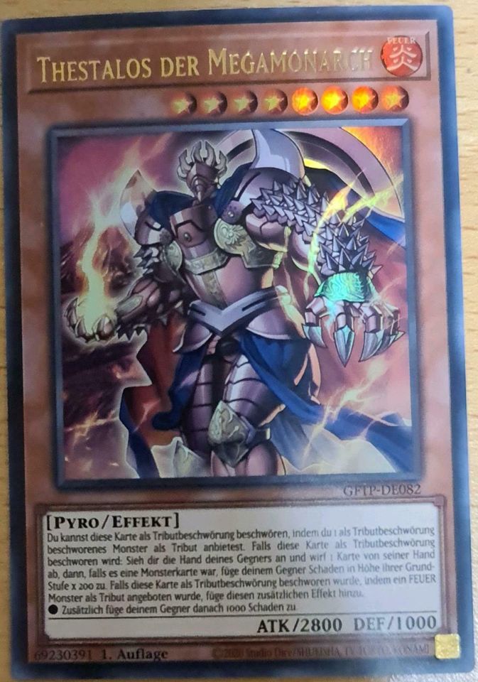 Yu Gi Oh Thestalos der Megamonarch in Bad Königshofen