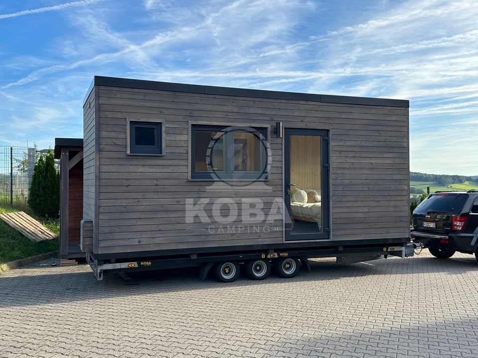 NEU Tiny House Ferienhaus Wohnwagen Mobilheim Tinyhouse Möbliert in Eichenzell