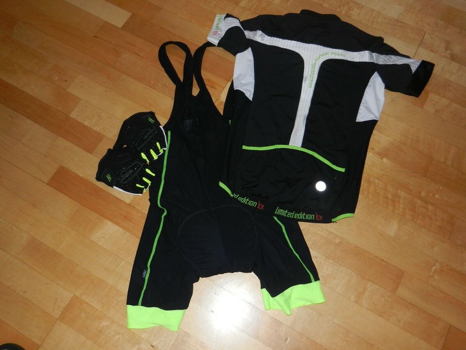 Radtrikot Rennradset  Oberteil & Hose & Handschuhe Gr.L in Redwitz a d Rodach