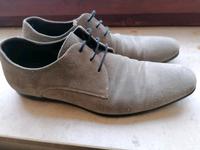 Lloyd Rauleder Sneaker Gr. 44 Halbschuh Echtleder grau Hessen - Schlitz Vorschau