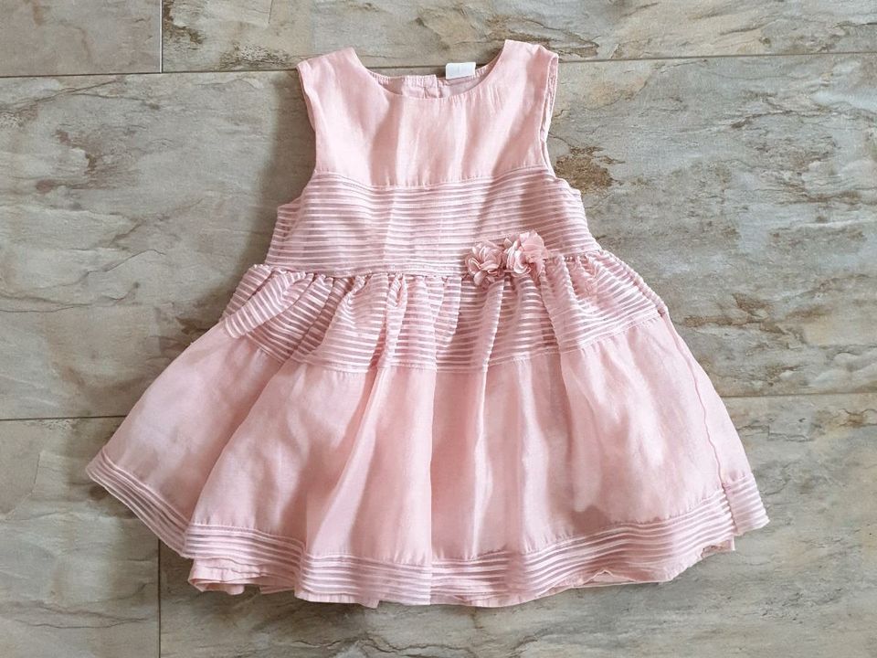 Festliches Kleid in Größe 92 von H&M, rosa in Hüfingen