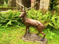 Bronzefigur Hirsch Garten Statue Bronze Bayern - Bernried Niederbay Vorschau