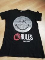 T-Shirt mit zwei Motiven, Smile, schwarz, Gr.140. Top Bayern - Ochsenfurt Vorschau