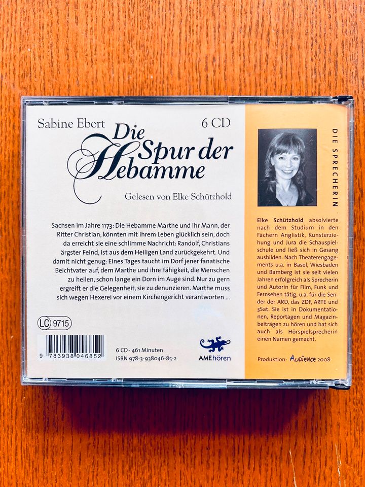 Die Spur der Hebamme (Sabine Ebert), Hörbuch, 6 CDs in Box in Berlin