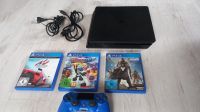 Playstation 4 PS4 Konsole + Spiele + Controller (Slim Rennspiel) Thüringen - Erfurt Vorschau