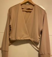 Wickelbluse Bluse  ZARA  crop kurz sportlich chic  beige  M neu Bayern - Amberg Vorschau
