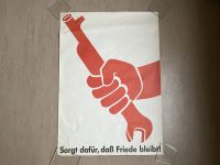 Plakat Poster alt DDR 1982 „Sorgt dafür, daß Friede bleibt!“ Friedrichshain-Kreuzberg - Kreuzberg Vorschau