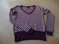 Pulli lila-weiß gestreift von H&M Gr. S Bayern - Kahl am Main Vorschau