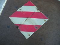 2x Warntafel rot weiss 50x50 cm Bayern - Erding Vorschau