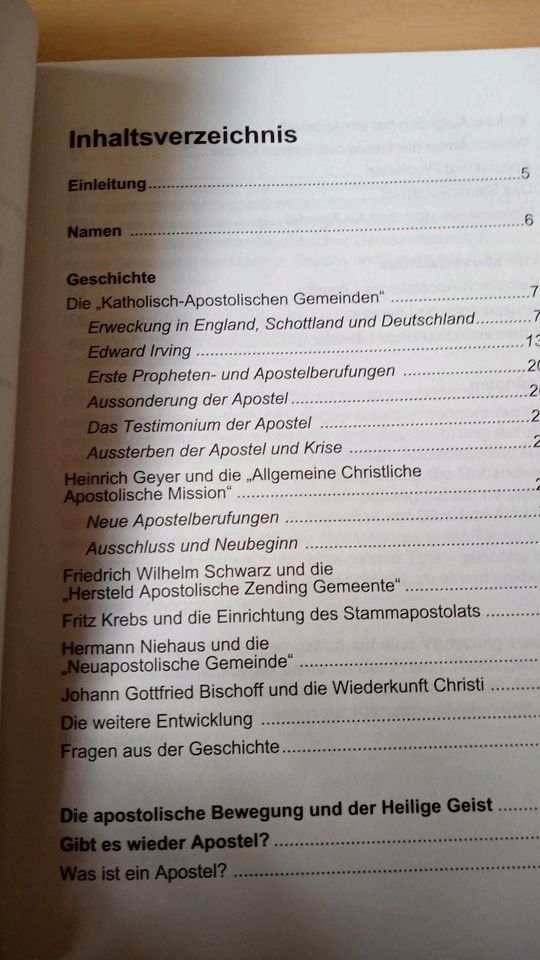 Bücher über Neuapostolische Kirche, Freimaurerei, Homosexualität in Königsbach-Stein 