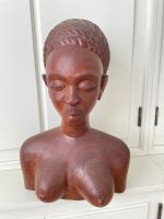 Afrikanische Skulptur Frauenbüste aus Holz geschnitzt Niedersachsen - Kirchlinteln Vorschau