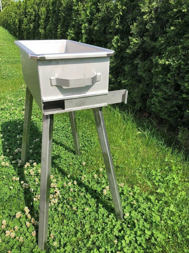 Edelstahlgrill, Schaschlik Grill, Mangal 2,5 mm Edelstahl 500 mm in Fulda