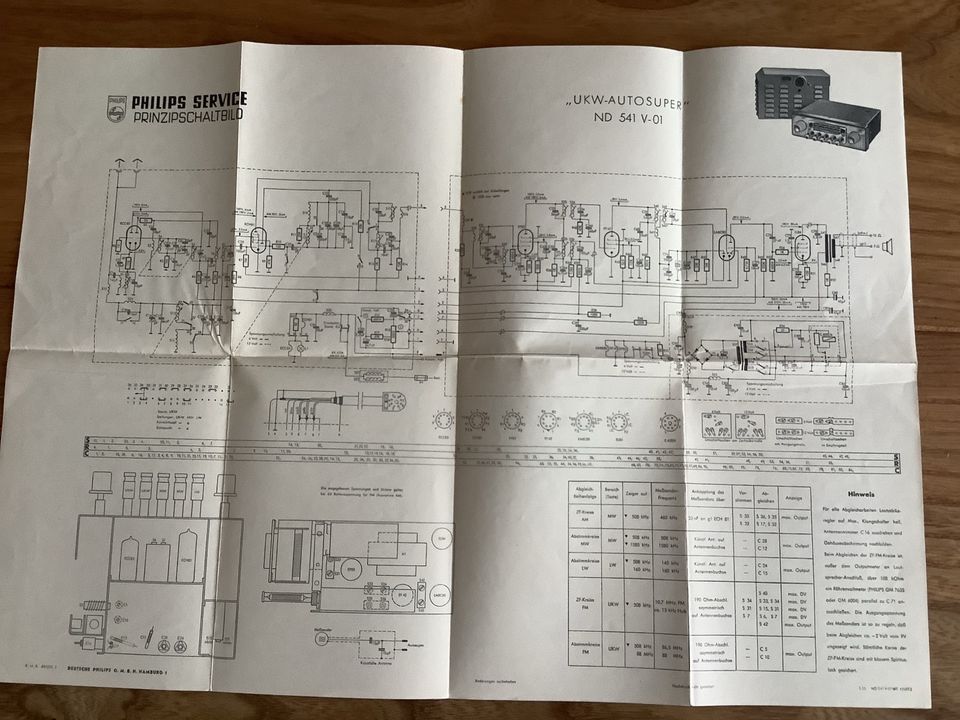 Betriebsanleitung Käfer 1953 + Philips- Anleitung in Limburgerhof