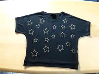 Kurzarm Pulli Pullover schwarz Sternenmuster Gr S 36/38 Bayern - Königsbrunn Vorschau