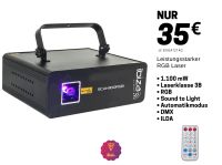 Laser / Animationslaser / RGB / 1100 mW VERLEIH / MIETEN Berlin - Treptow Vorschau